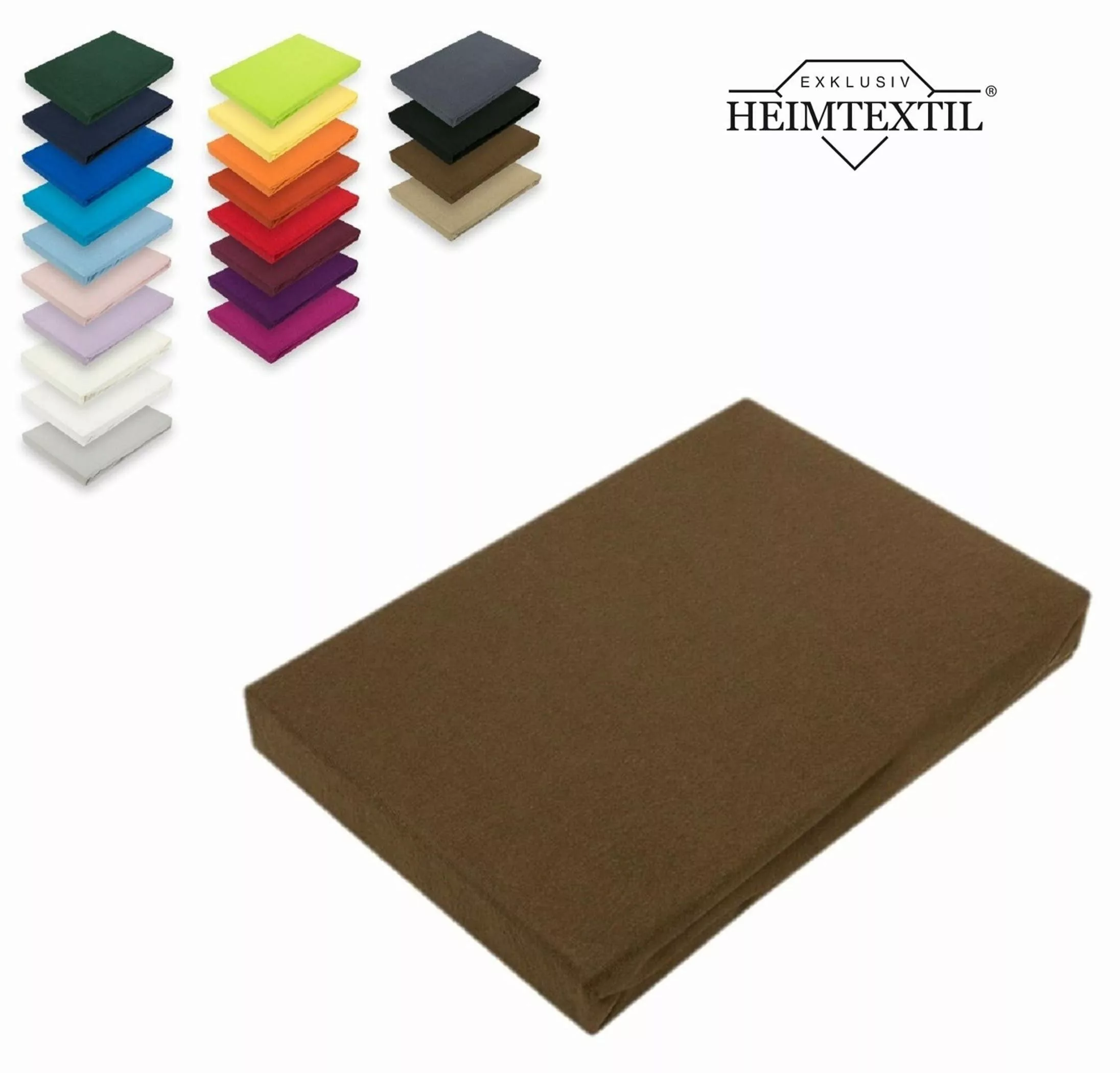 EXKLUSIV HEIMTEXTIL Spannbettlaken Marke Jersey Spannbettlaken günstig online kaufen