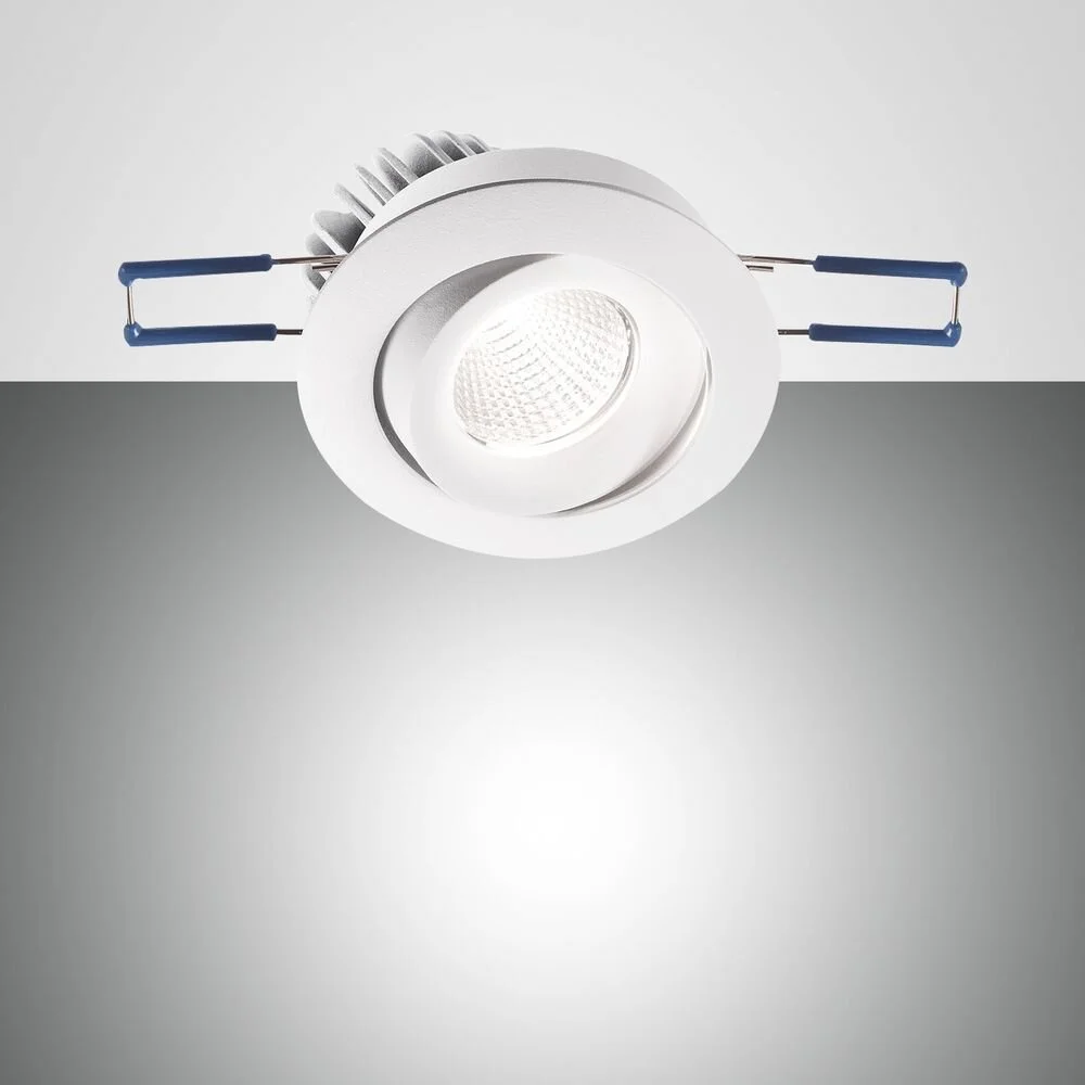 LED Spot Set Sigma in transparent und weiß 7W 800lm schwenkbar rund günstig online kaufen