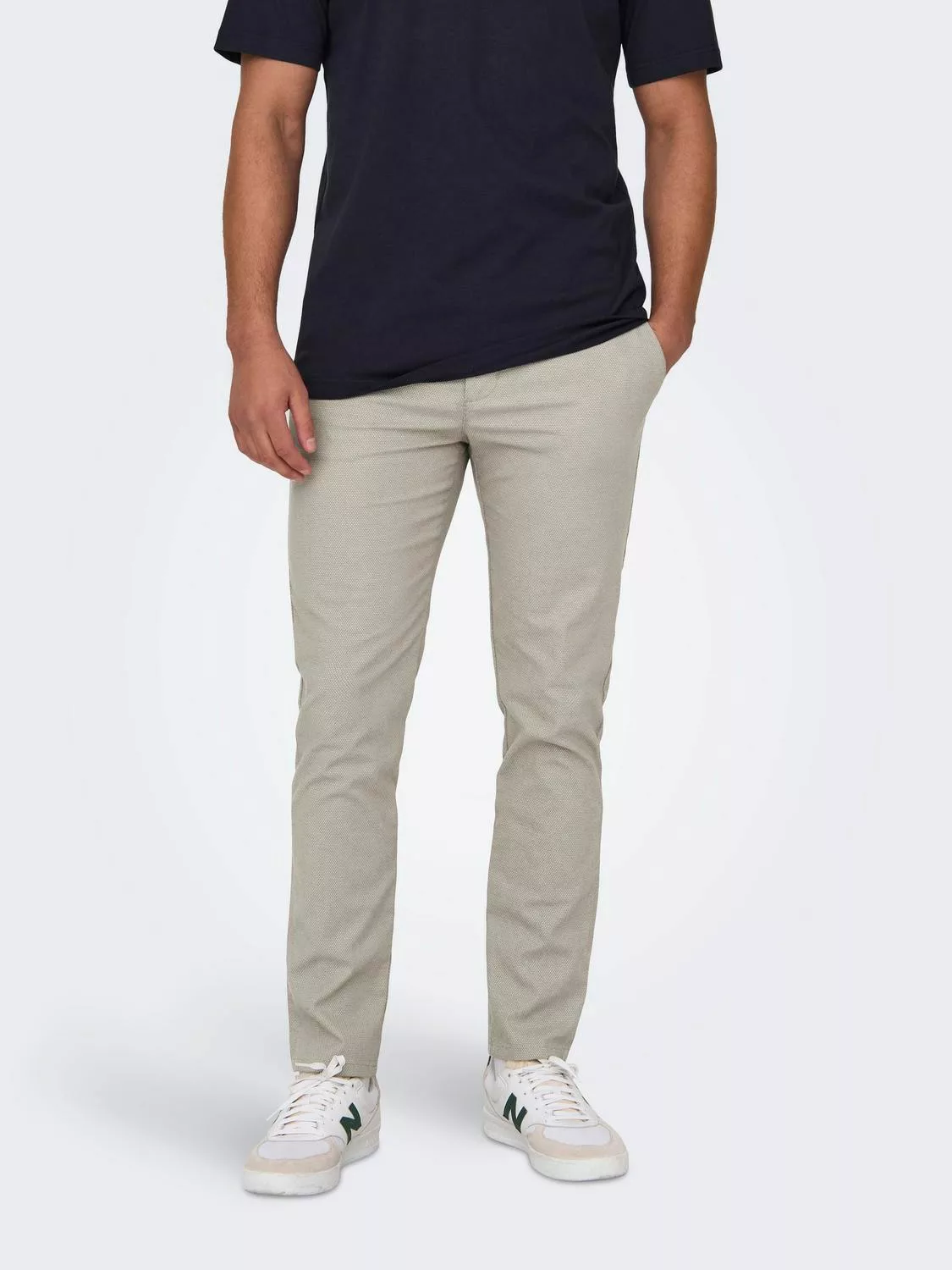 ONLY & SONS Anzughose "ONSMARK PETE SLIM DOBBY 0058 PANT NOOS" günstig online kaufen