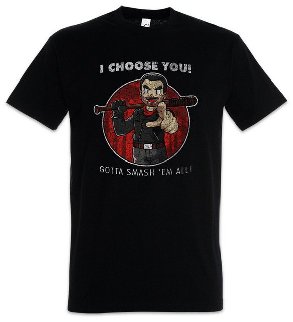 Urban Backwoods Print-Shirt Negan Choose You Herren T-Shirt Walking Zombie günstig online kaufen