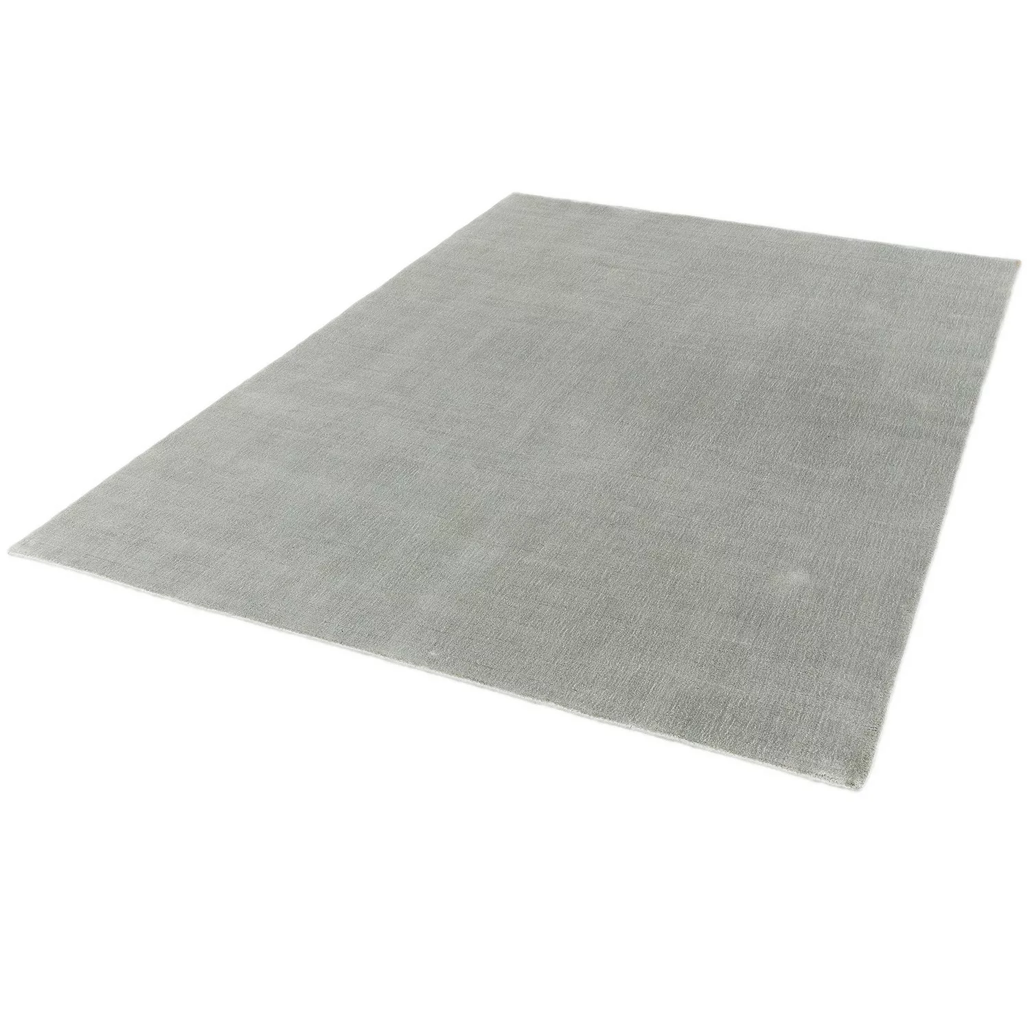 Viskose Teppich Aura • handgewebt •  3 Groessen - Silber / 200 x 300 cm günstig online kaufen