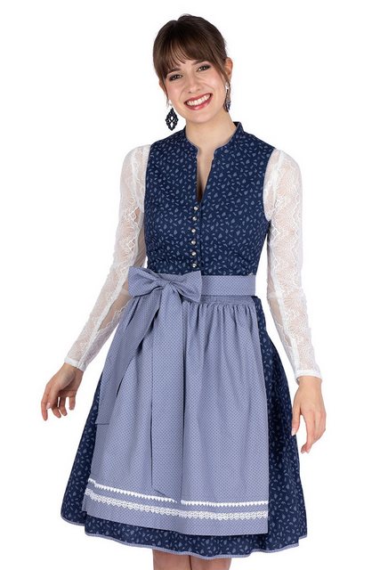 MarJo Dirndl Retro Dirndl 2tlg. - MIRIAM - marine/taubenblau günstig online kaufen