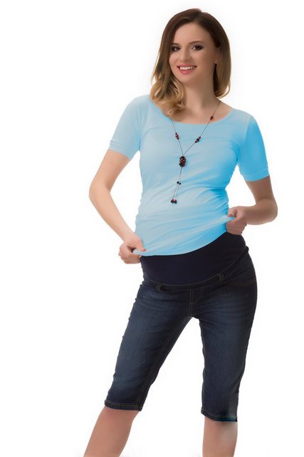 SYS Umstandsjeans Umstandsjeans Capri 3/4 Jeans Umstand Hose Denim Stretch günstig online kaufen