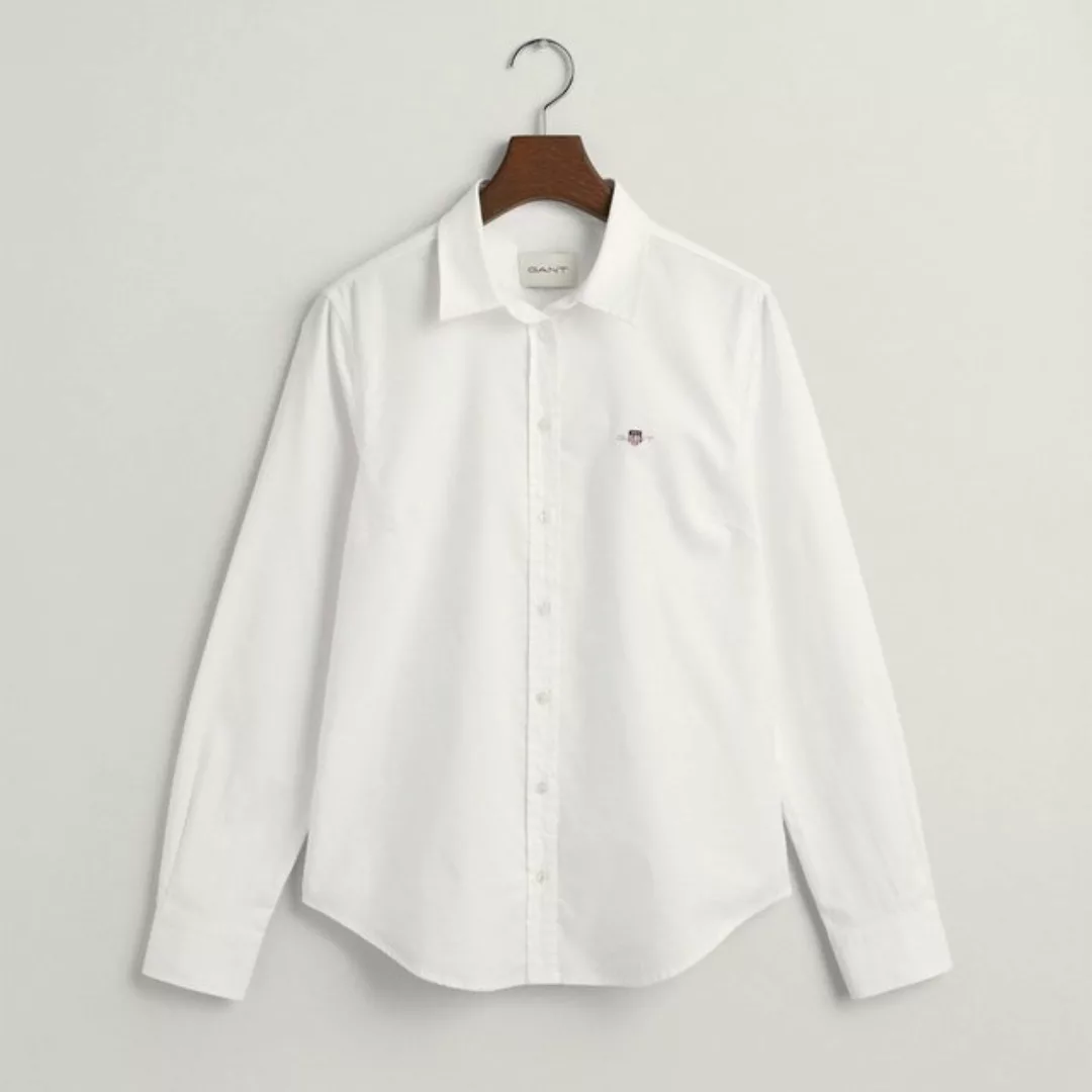 Gant Langarmbluse SLIM STRETCH OXFORD SHIRT mit Locker-Loop-Schlaufe günstig online kaufen