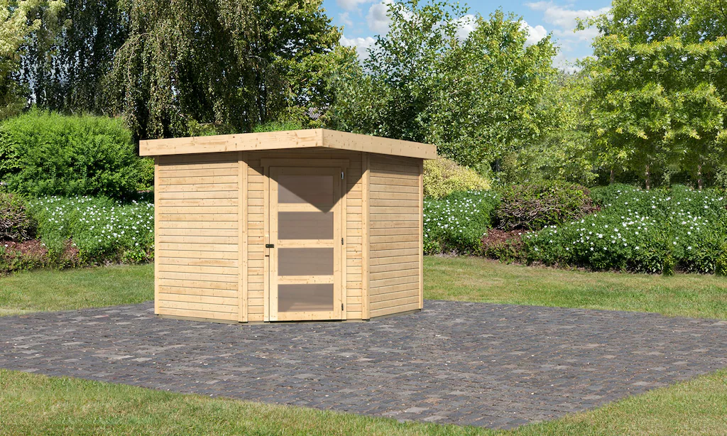 Karibu Gartenhaus "Schwandorf 5", aus hochwertiger nordischer Fichte günstig online kaufen