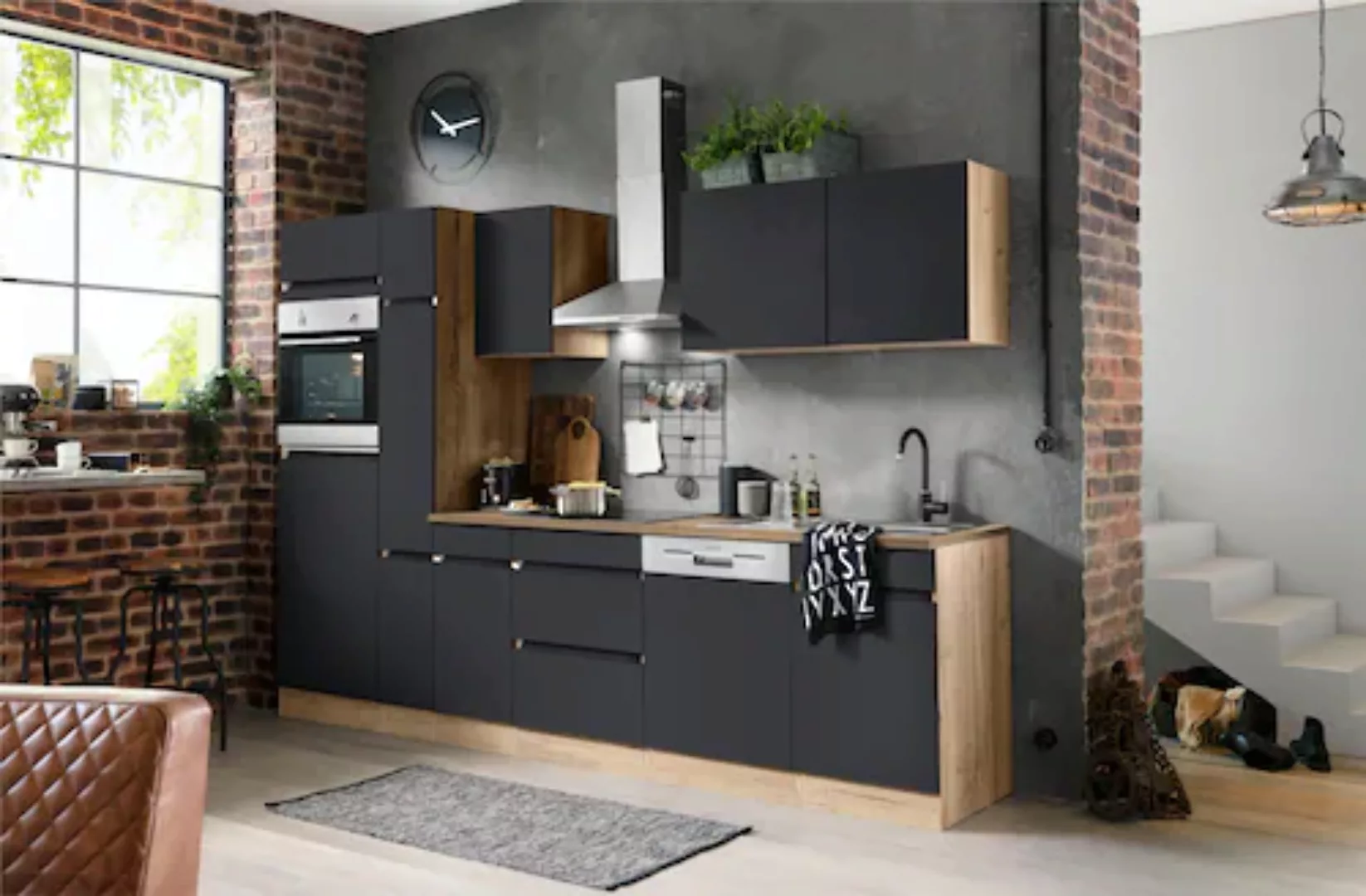 OPTIFIT Küchenzeile "Roth", Breite 300 cm, wahlweise mit E-Geräten, mit Apo günstig online kaufen