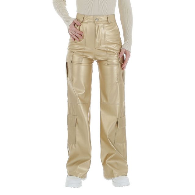 Ital-Design Lederimitathose Damen Freizeit (86365189) Glänzend Hose in Lede günstig online kaufen