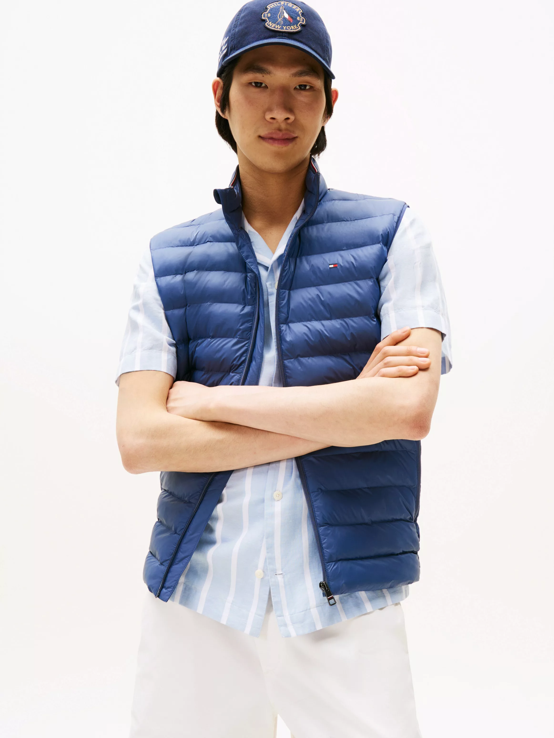 Tommy Hilfiger Steppweste "PACKABLE RECYCLED VEST", mit Logostickerei günstig online kaufen