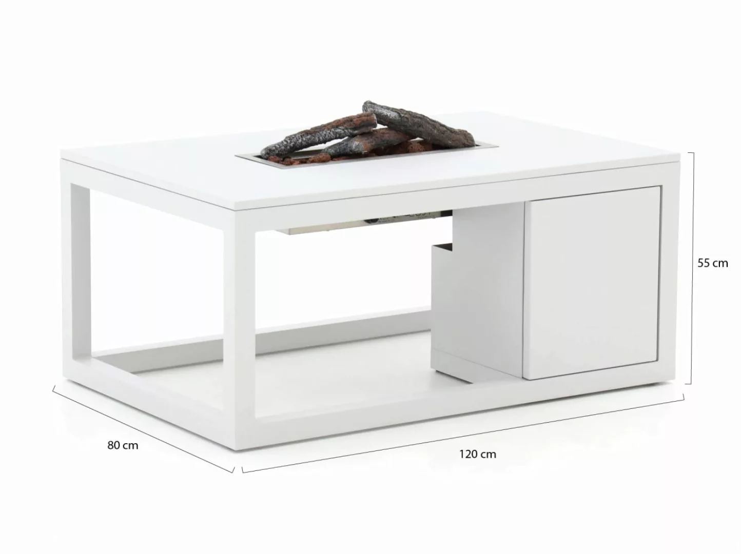 Cosiraw Lounge Feuertisch 120x80x55 cm günstig online kaufen