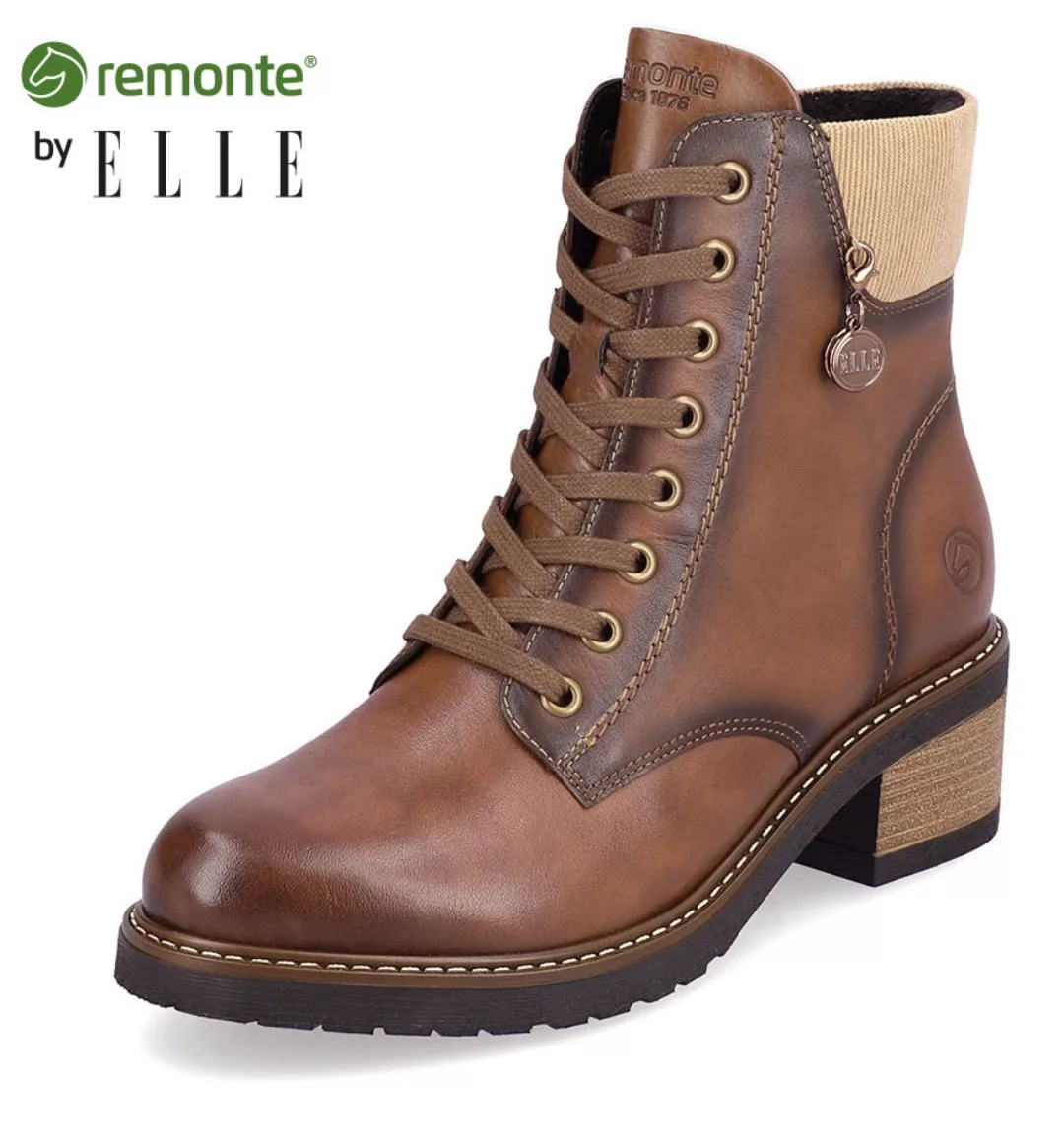 Remonte Schnürstiefelette "ELLE-Collection", mit Used-Optik günstig online kaufen