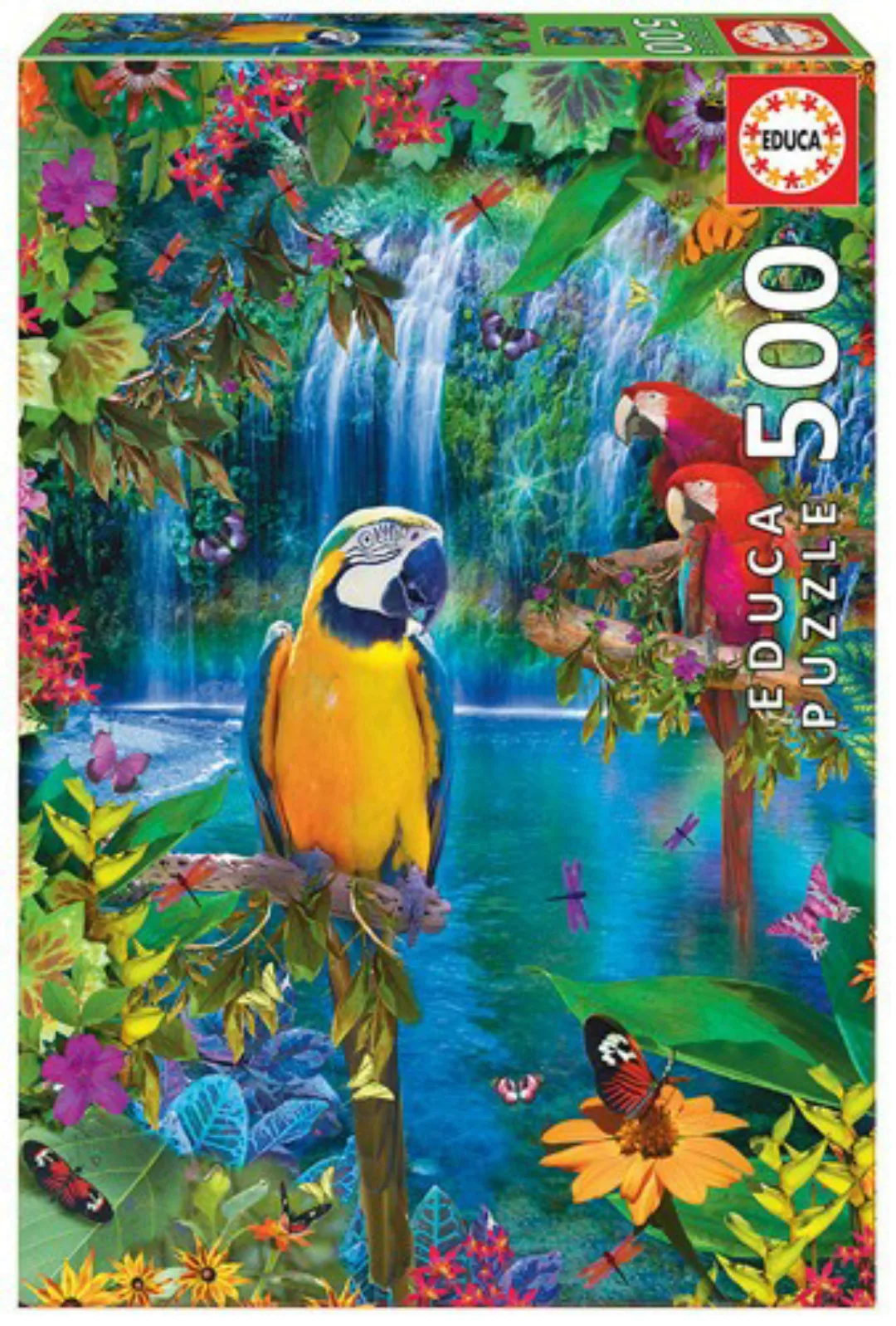 Educa Puzzle 9215512 - Bird Tropical Land - 500 Teile Puzzle günstig online kaufen