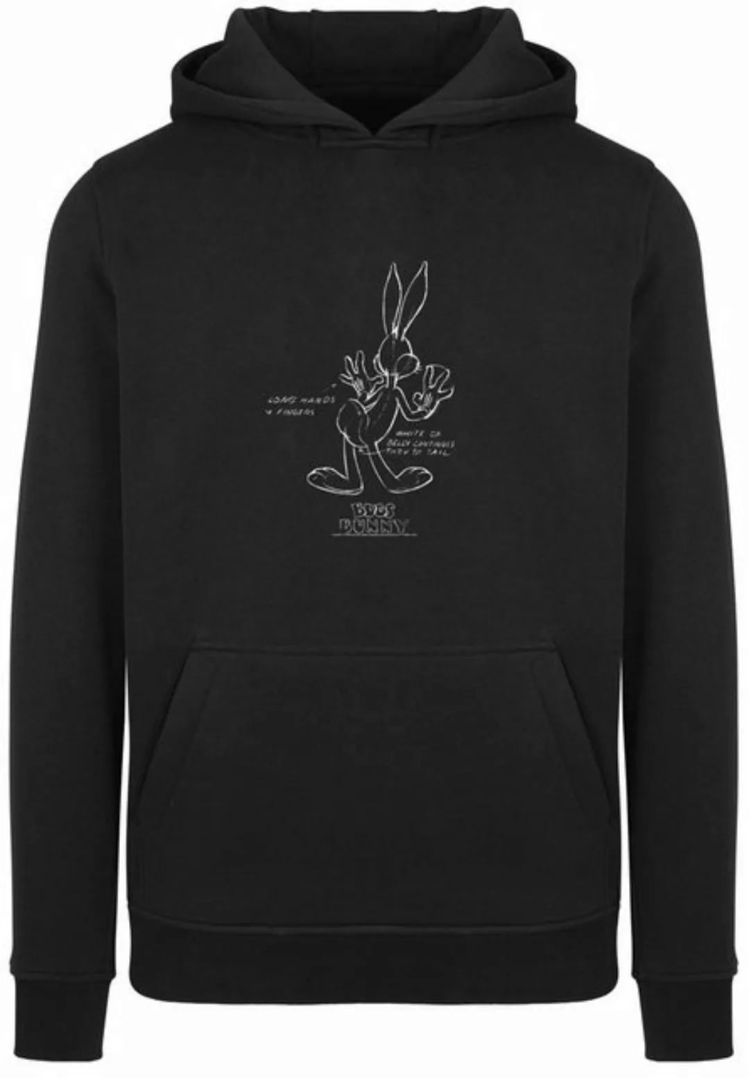 F4NT4STIC Kapuzenpullover Looney Tunes Bugs Bunny White Belly Print günstig online kaufen