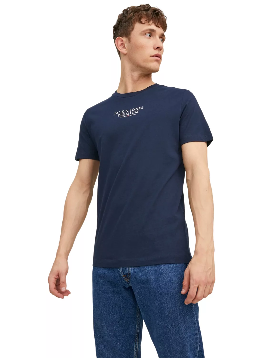 Jack & Jones Herren Rundhals T-Shirt JPRBLUARCHIE - Regular Fit günstig online kaufen