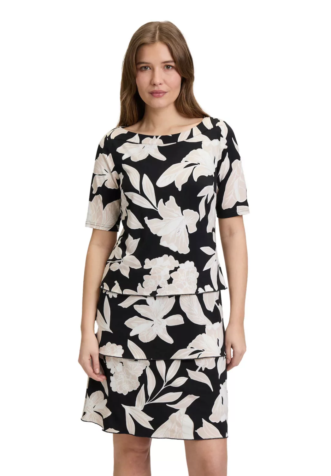 Betty Barclay Sommerkleid "Betty Barclay Damen Stufenkleid kurzarm", Druck günstig online kaufen