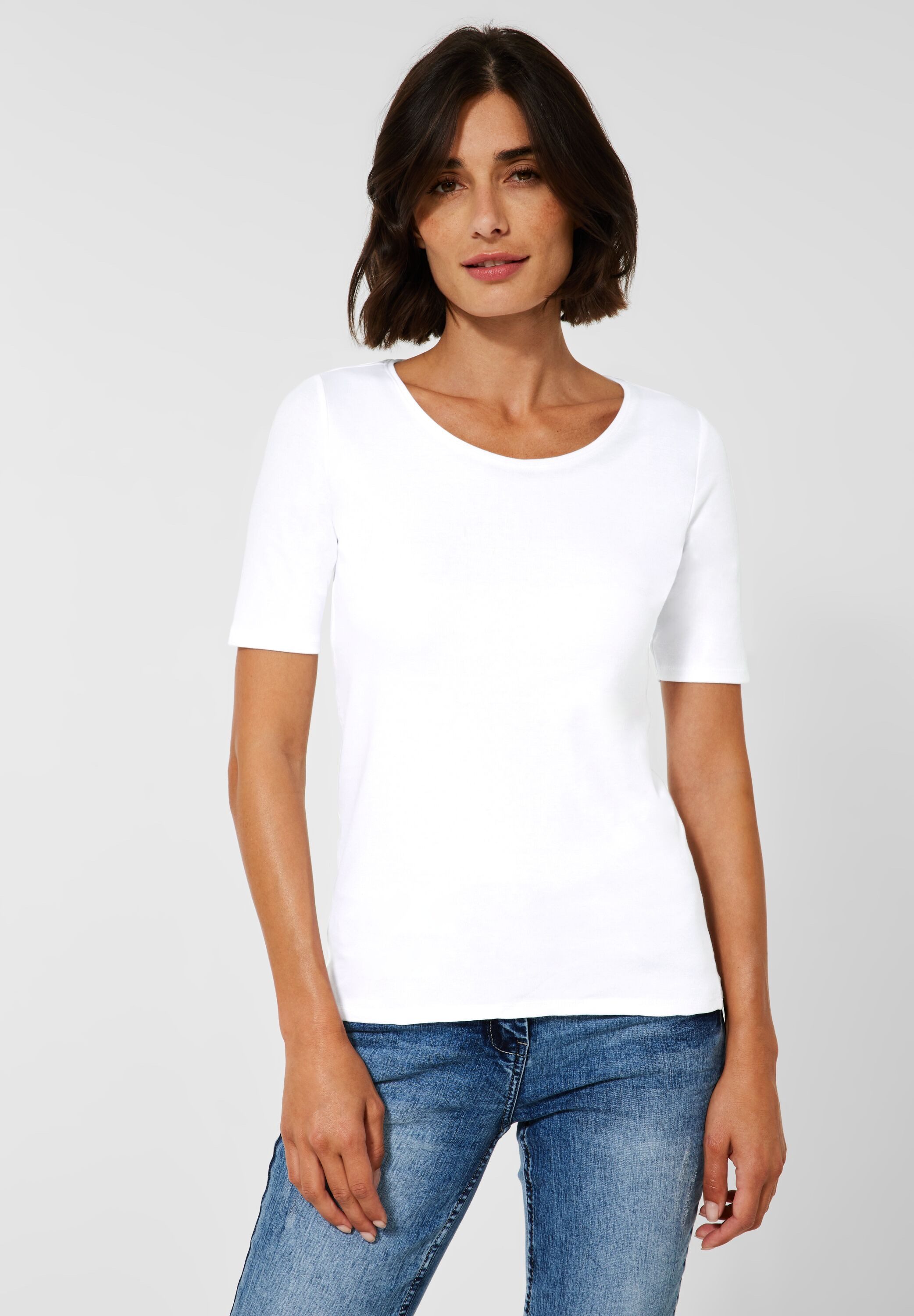 Cecil T-Shirt "Style LENA", mit klassischem Rundhalsausschnitt günstig online kaufen