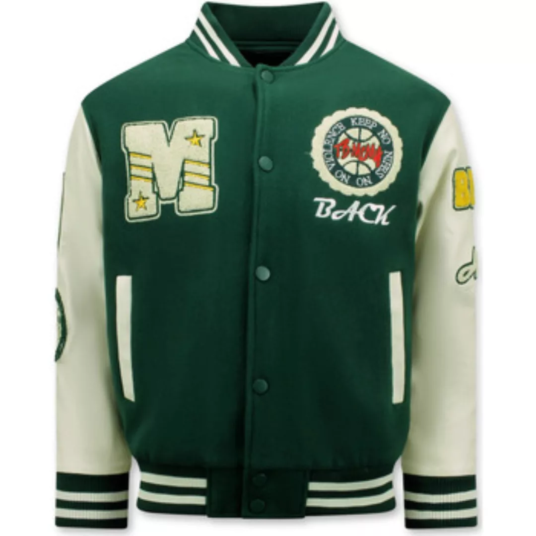 Enos  Blazer Vintage Oversized Varsity Jacke günstig online kaufen