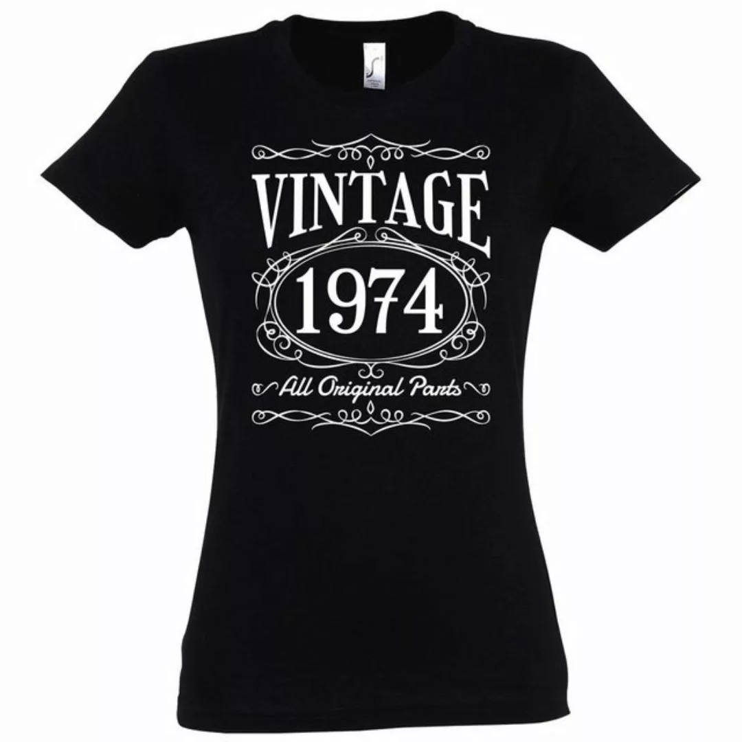 Youth Designz T-Shirt Vintage 1974 Damen Tshirt zum 50. Geburtstag mit lust günstig online kaufen