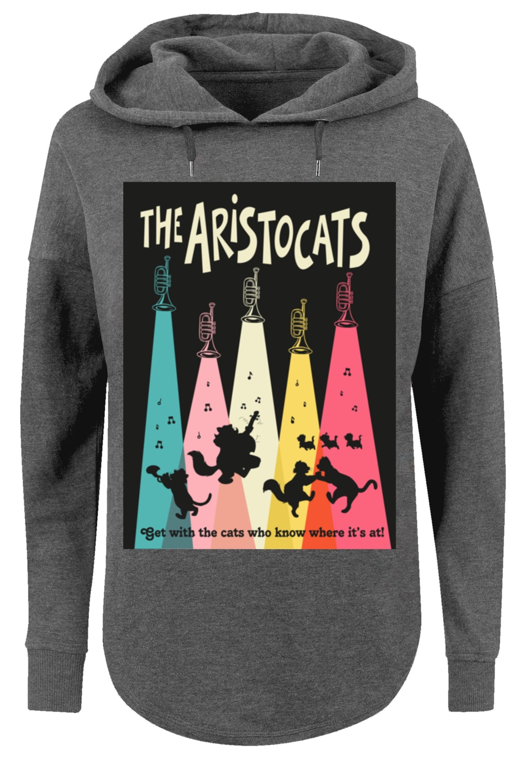 F4NT4STIC Kapuzenpullover "Disney Aristocats Get With The Cats", Premium Qu günstig online kaufen