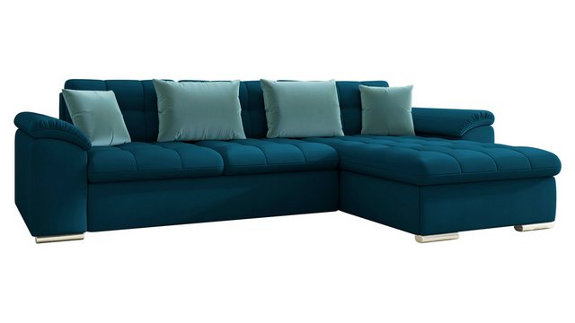 MIRJAN24 Ecksofa Diana Premium, mit Bettkasten und Schlaffunktion, Kissen-S günstig online kaufen