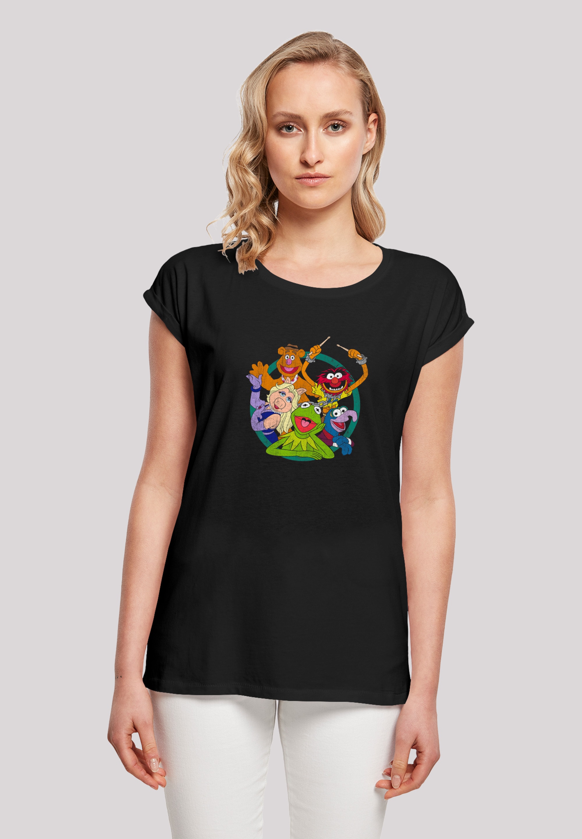 F4NT4STIC T-Shirt "Disney Die Muppets Kermit der Frosch Fozzie", Print günstig online kaufen