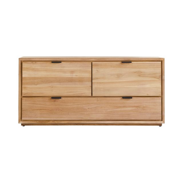 Tikamoon TV-Schrank Senson TV-Schrank aus massivem Teak 120 cm günstig online kaufen