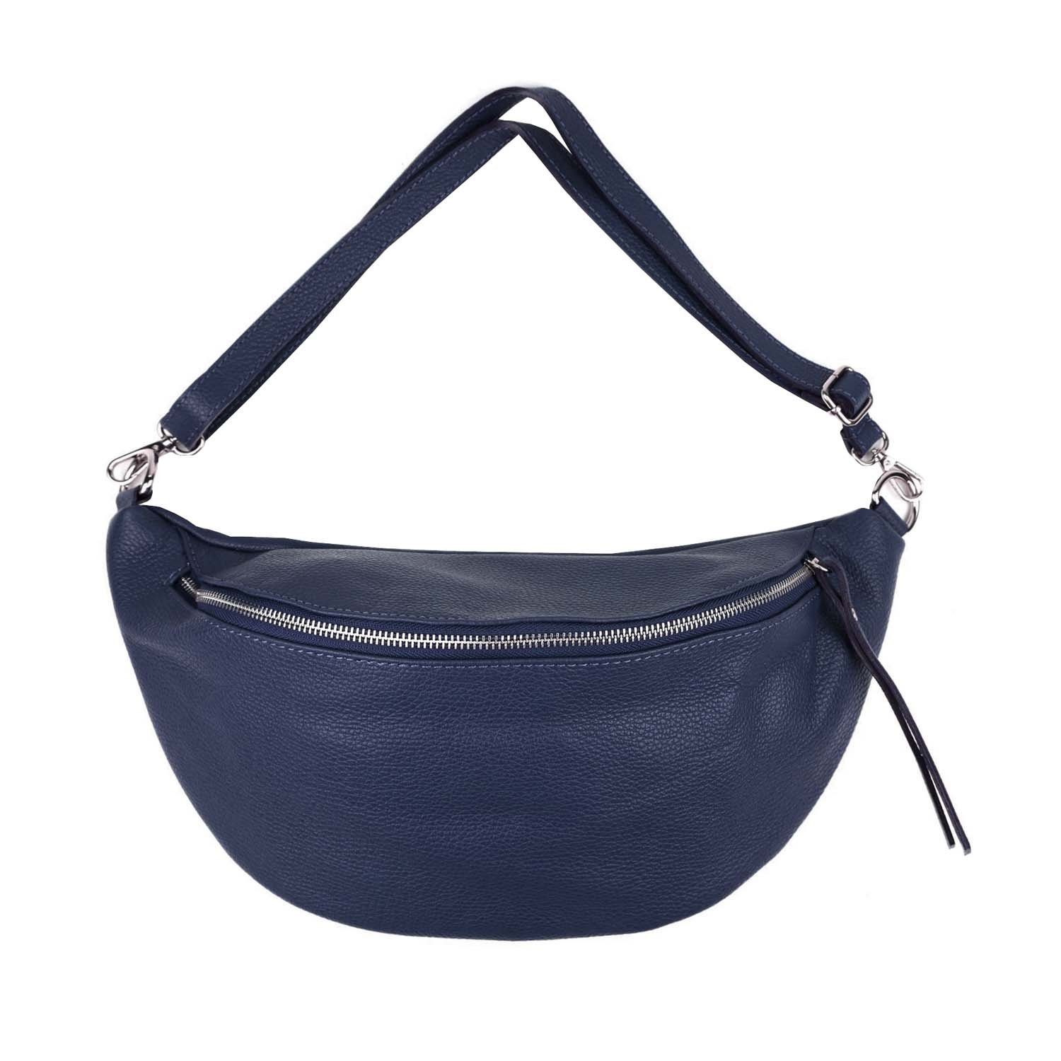 ITALYSHOP24 Schultertasche Damen Leder Tasche Bodybag günstig online kaufen