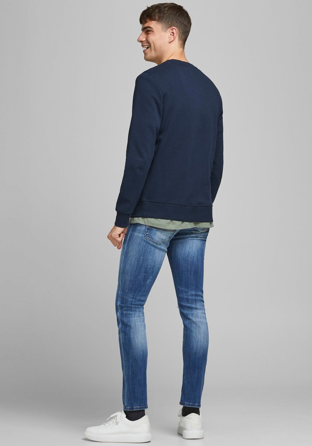 Jack & Jones Herren Sweatshirt JJEBASIC SWEAT CREW NECK günstig online kaufen