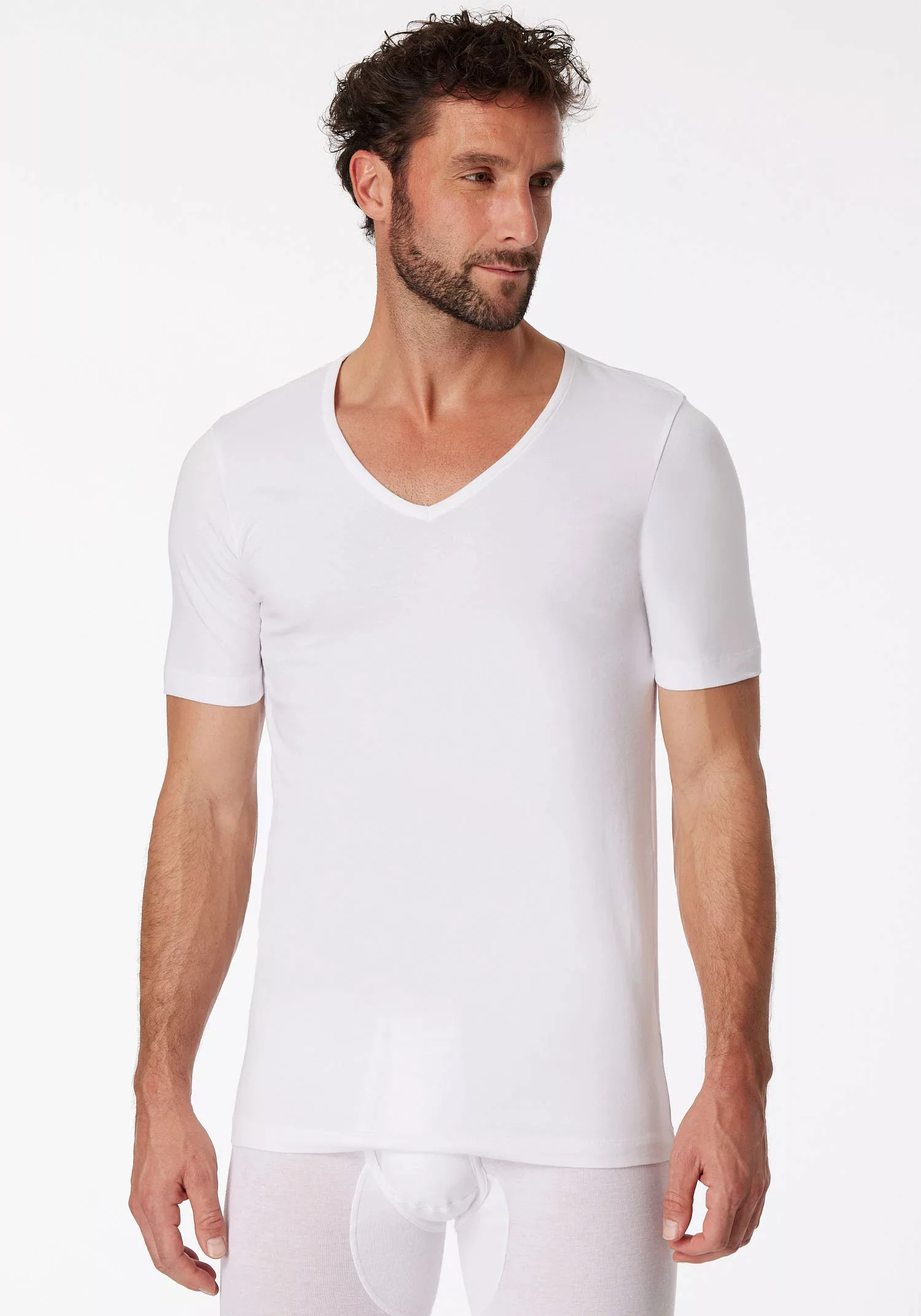 Schiesser V-Shirt ""95/5"", (2er-Pack), mit tiefem V-Ausschnitt günstig online kaufen