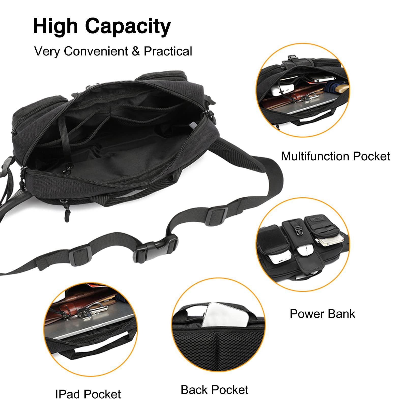 ZEUOPQ Gürteltasche Tactical Triple Waist Pack, günstig online kaufen