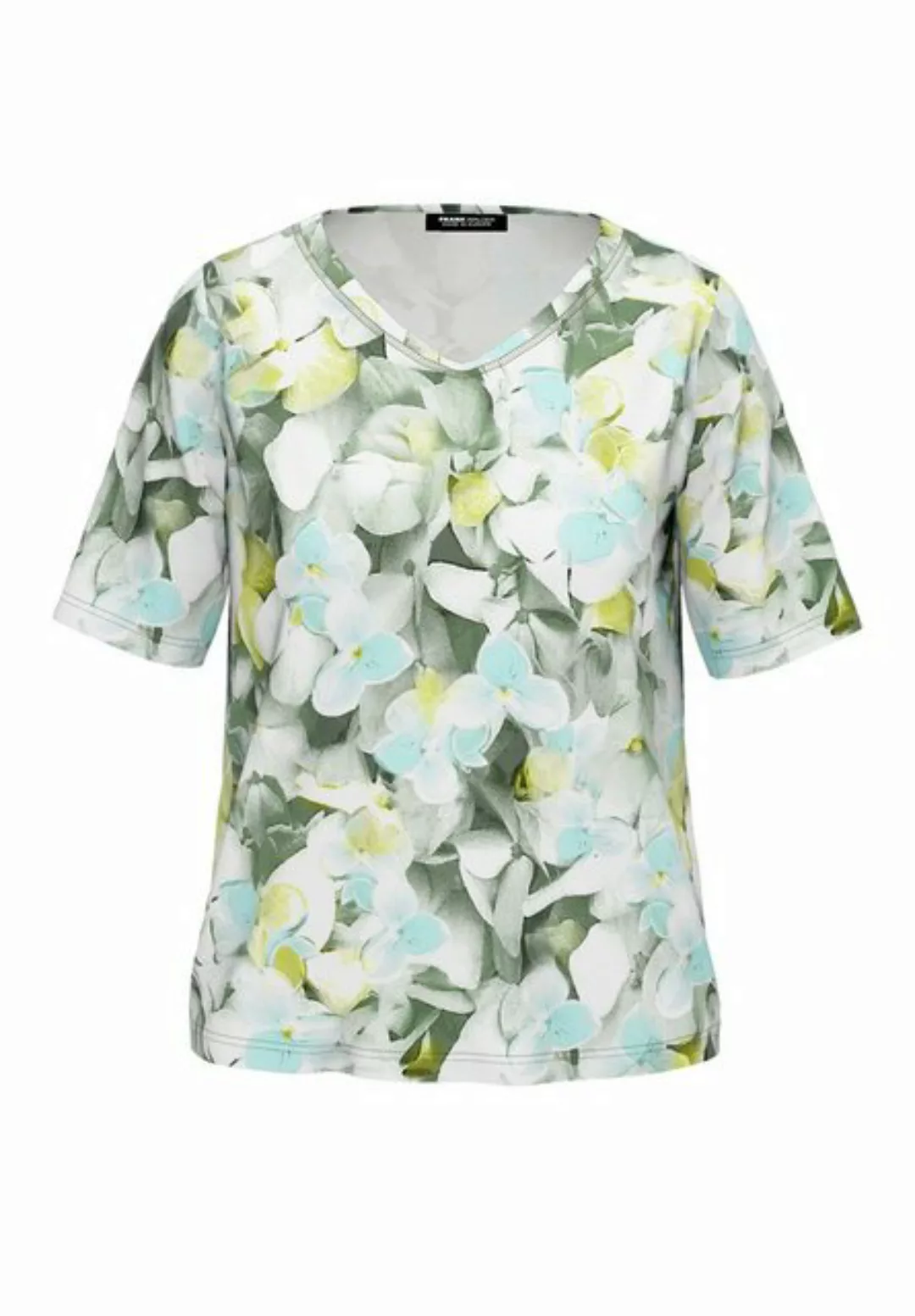 FRANK WALDER Kurzarmshirt mit floralem Charme günstig online kaufen