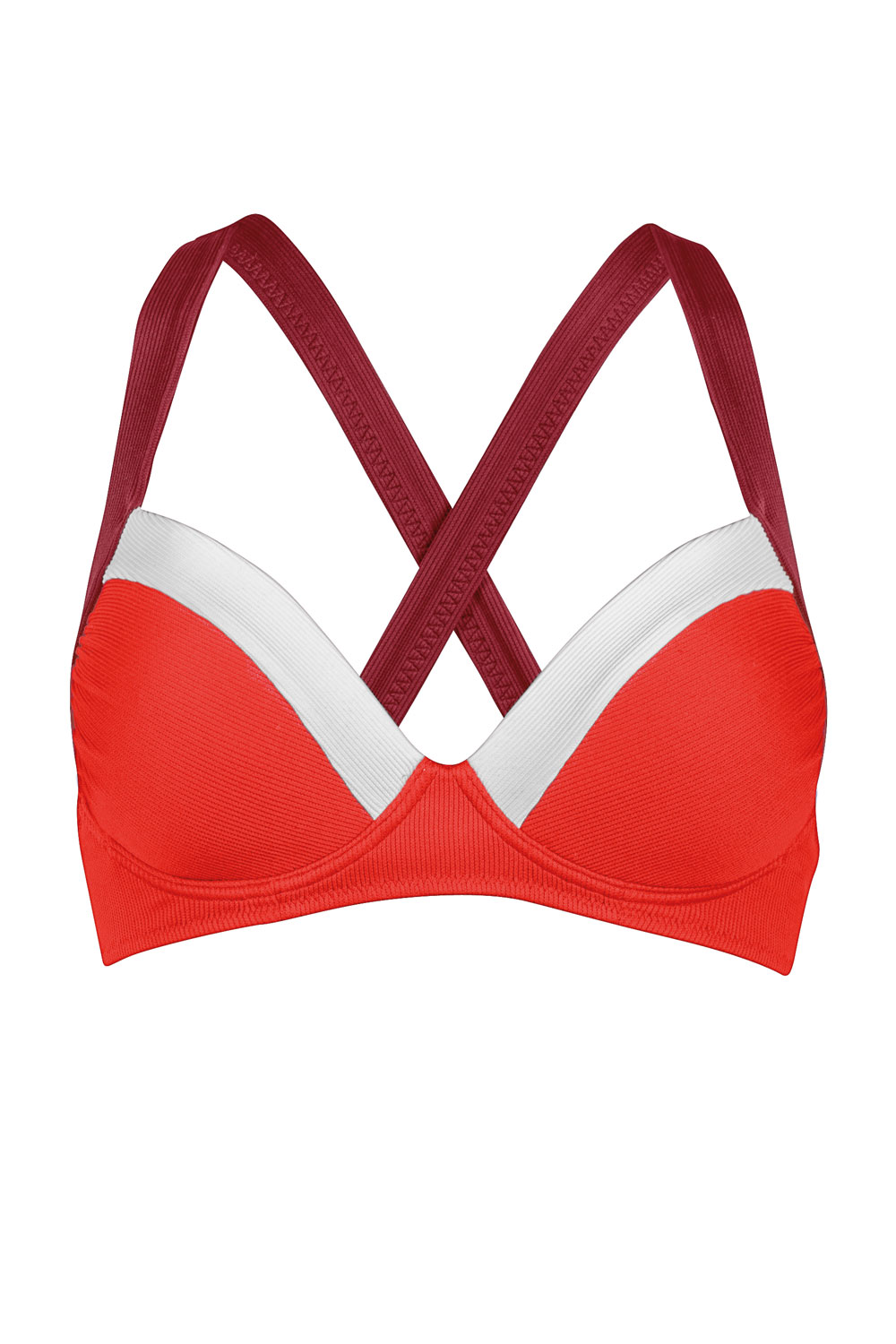 Lidea Triangel-Bikini-Oberteil Contrast 40B mehrfarbig günstig online kaufen