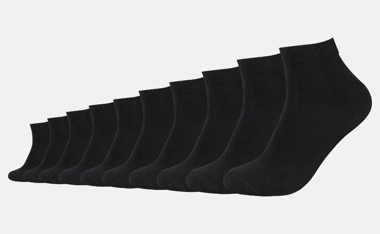 Camano Unisex Socken CA-Soft Organic Cotton Quarter 10er Pack günstig online kaufen