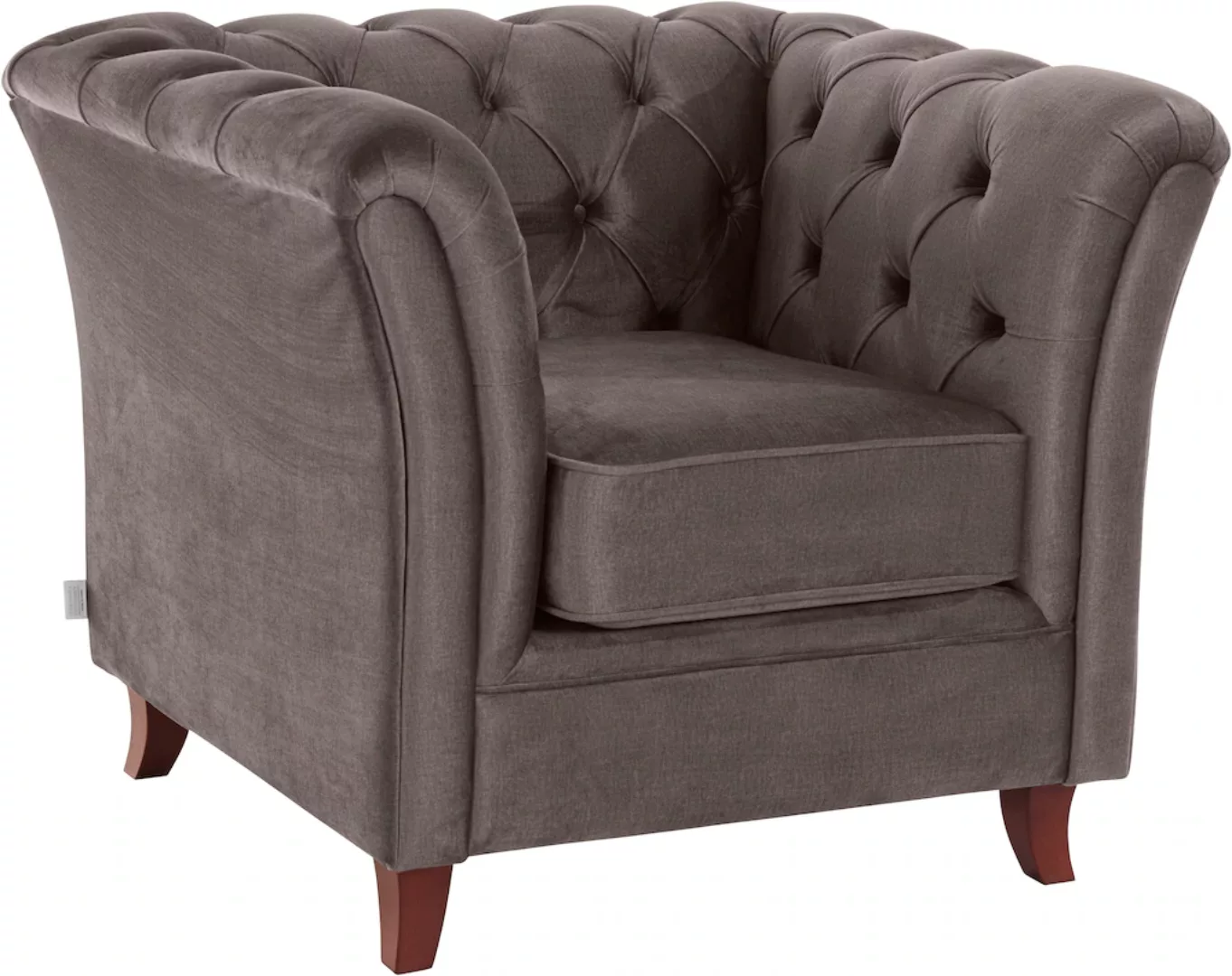 Home affaire Chesterfield-Sessel "Reims Cocktailsessel, Sessel", mit echter günstig online kaufen