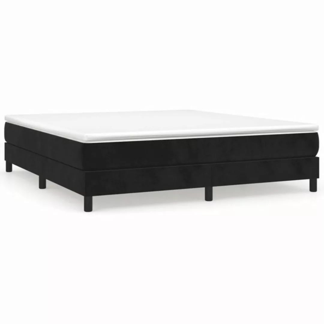 Vidaxl Boxspringbett Schwarz 160x200 Cm Samt günstig online kaufen