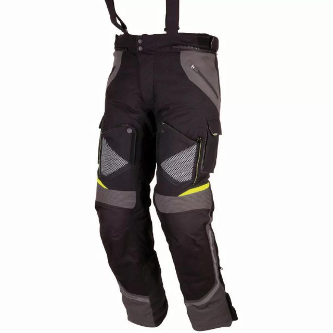 Modeka Motorradhose Modeka Motorradhose Panamericana schwarz/gelb 5XL günstig online kaufen