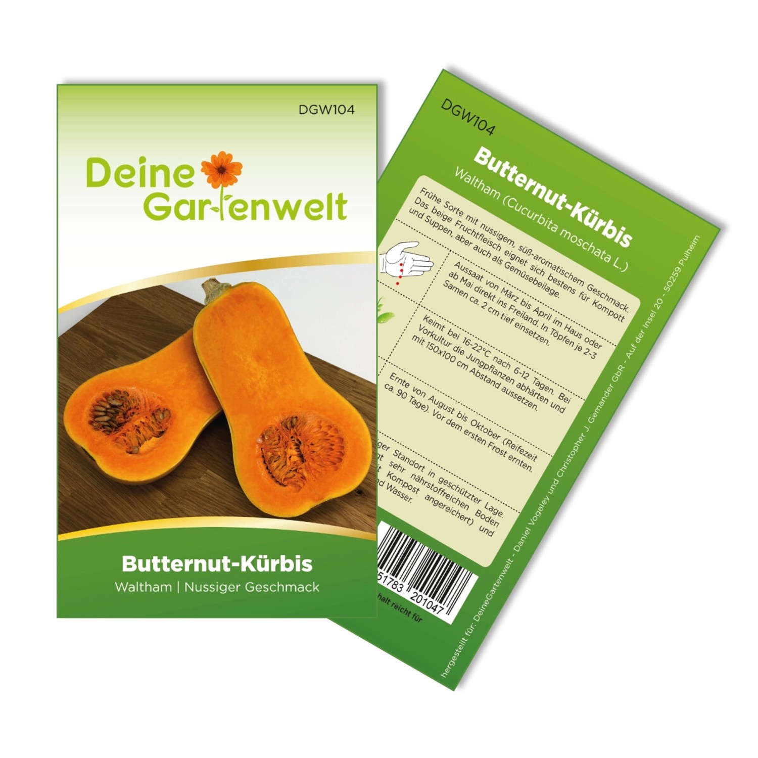 Deine Gartenwelt Butternutkürbis Waltham Samen günstig online kaufen