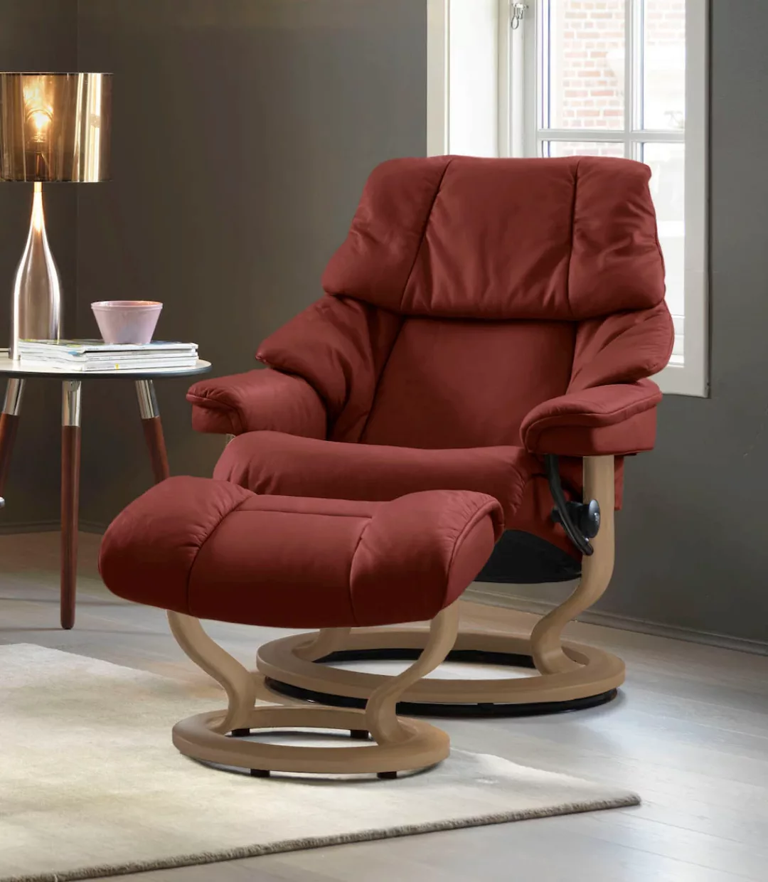 Stressless Relaxsessel "Reno", (Set, Relaxsessel mit Hocker), mit Hocker, m günstig online kaufen