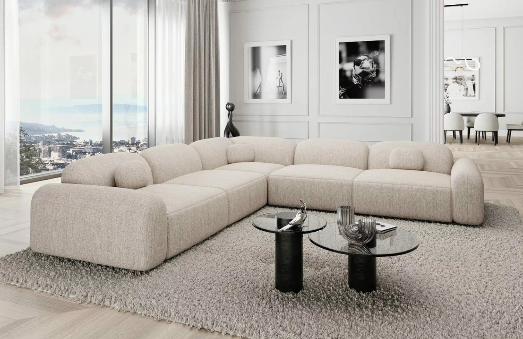 Sofa Dreams Ecksofa Stoff Eckcouch Polstersofa günstig online kaufen