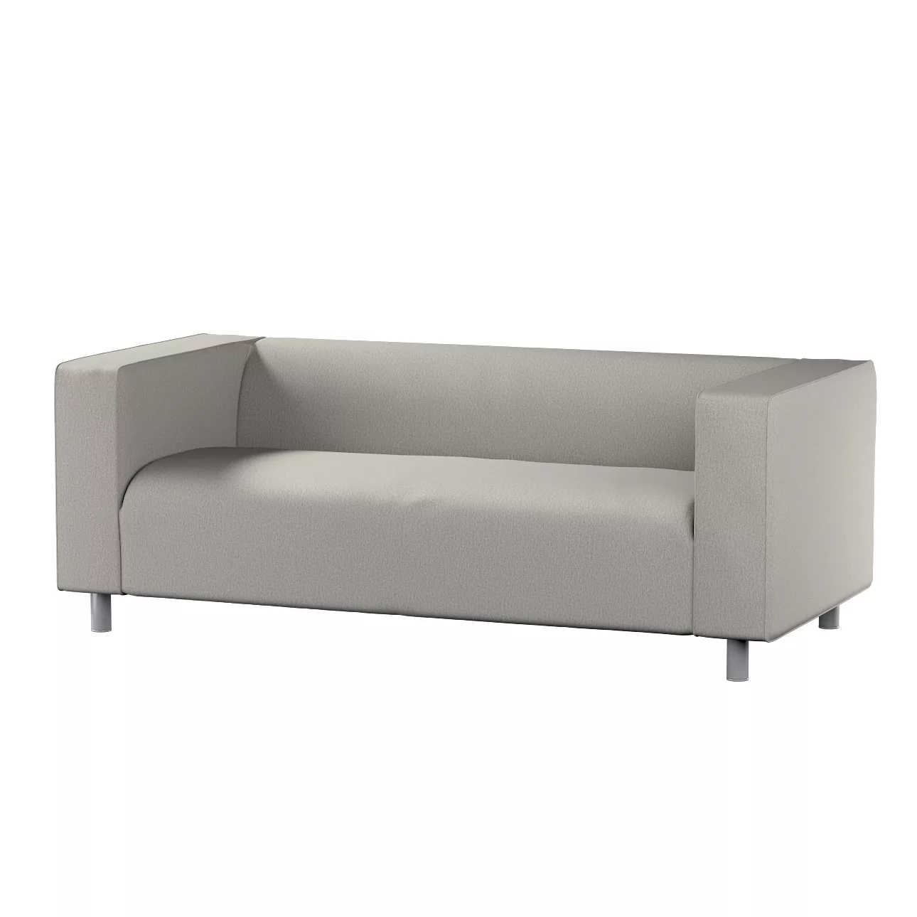 Bezug für Klippan 2-Sitzer Sofa, grau, Sofahusse, Klippan 2-Sitzer, Madrid günstig online kaufen