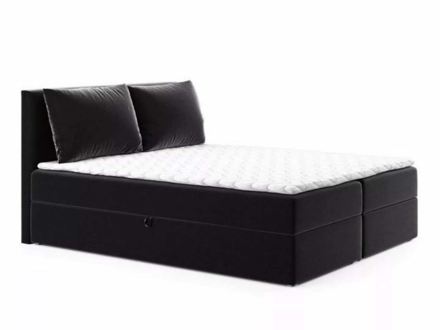 Sofnet Boxspringbett Egro (mit zwei Bettkästen, Bonell-Matratze und Topper) günstig online kaufen