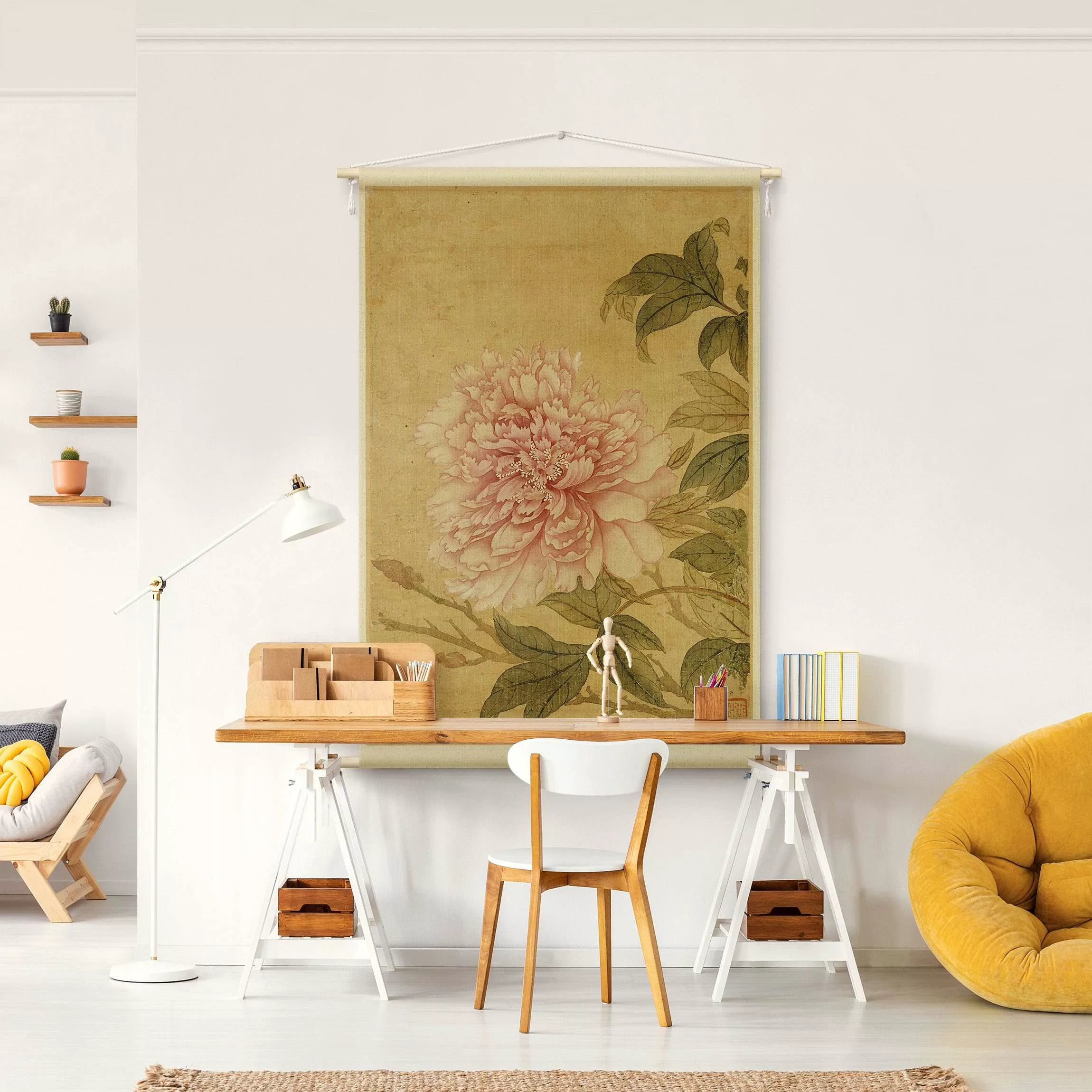 Wandteppich Yun Shouping - Chrysantheme günstig online kaufen