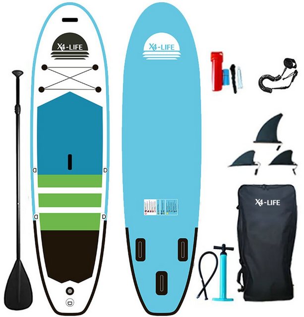 X4-Life SUP-Board »Stand Up Paddle Board mit Zubehör«, (Set, 9 tlg., mit Pa günstig online kaufen
