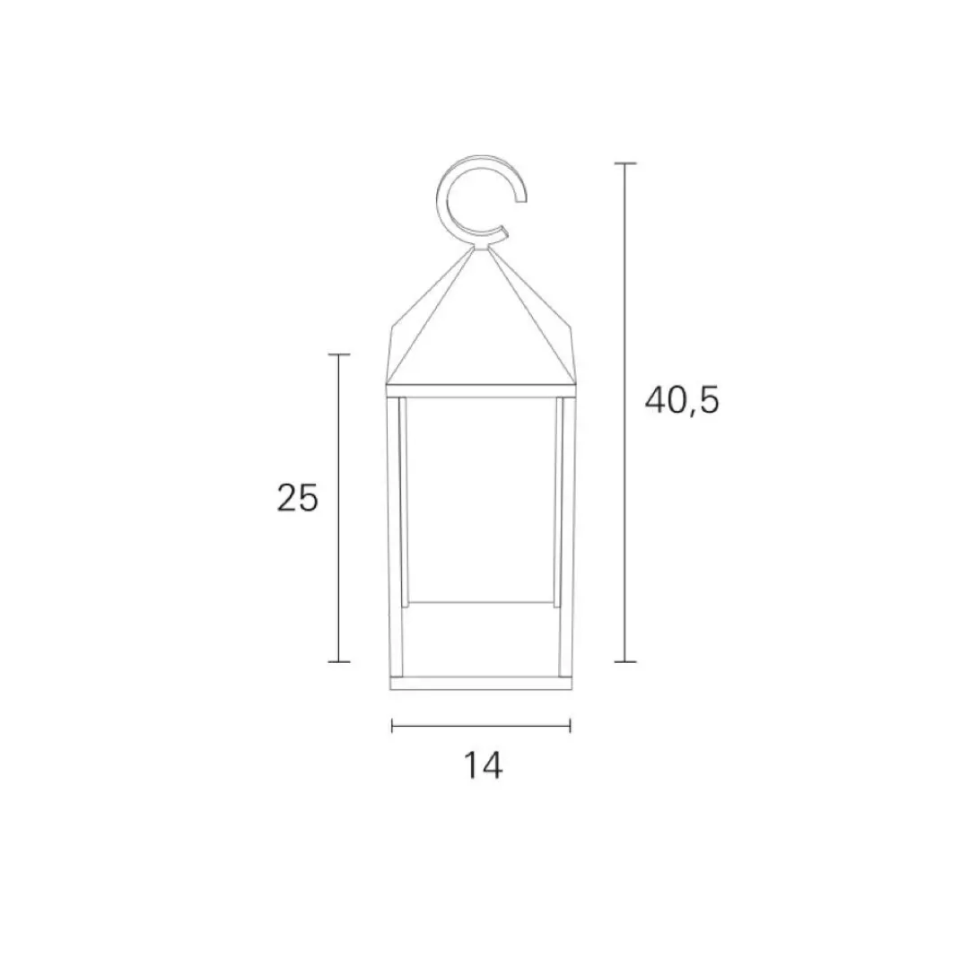 LED Akku Tischleuchte Joy in Grau 2,2W 190lm IP54 günstig online kaufen