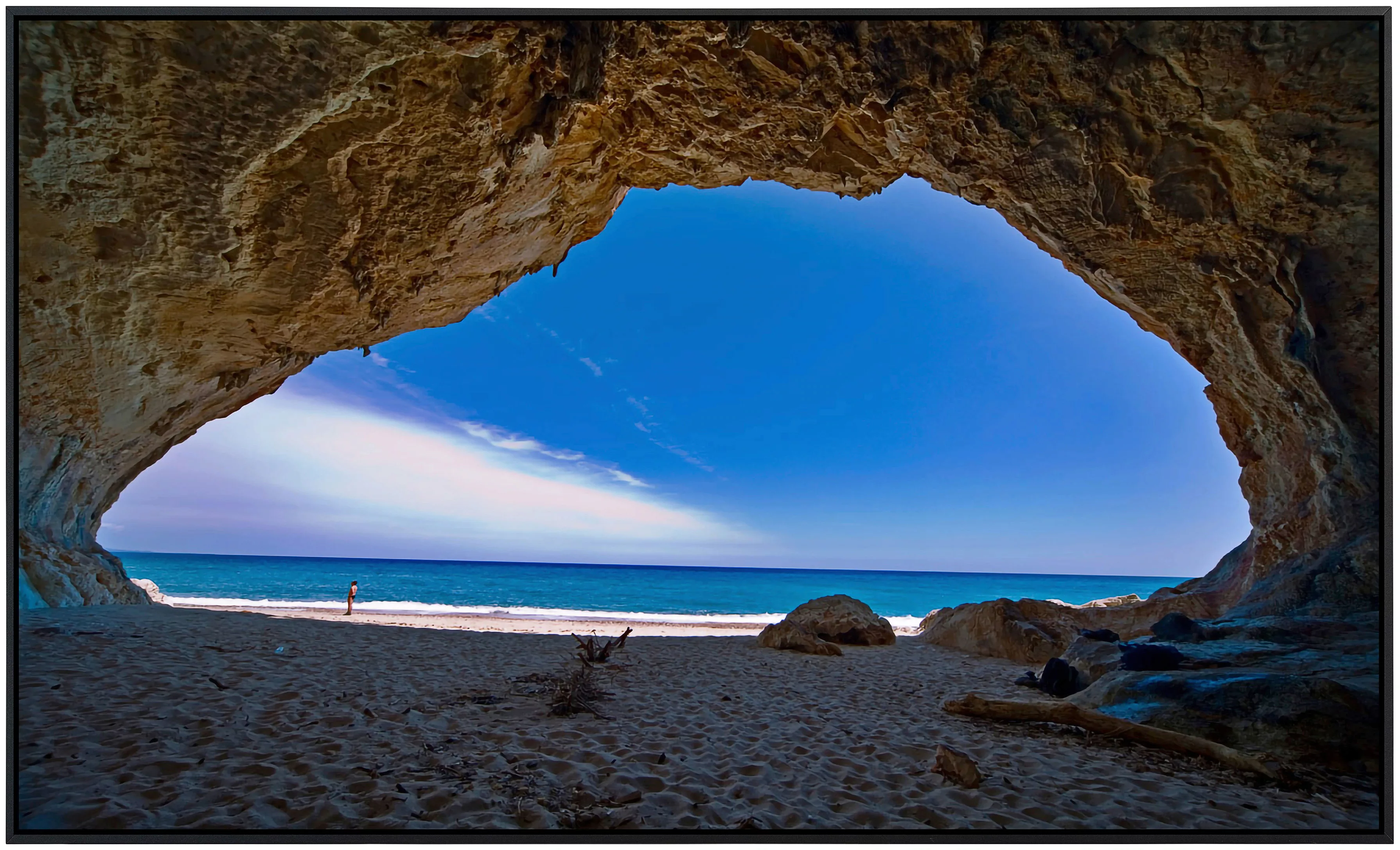 Papermoon Infrarotheizung »Höhle Cala Luna Sardinien« günstig online kaufen
