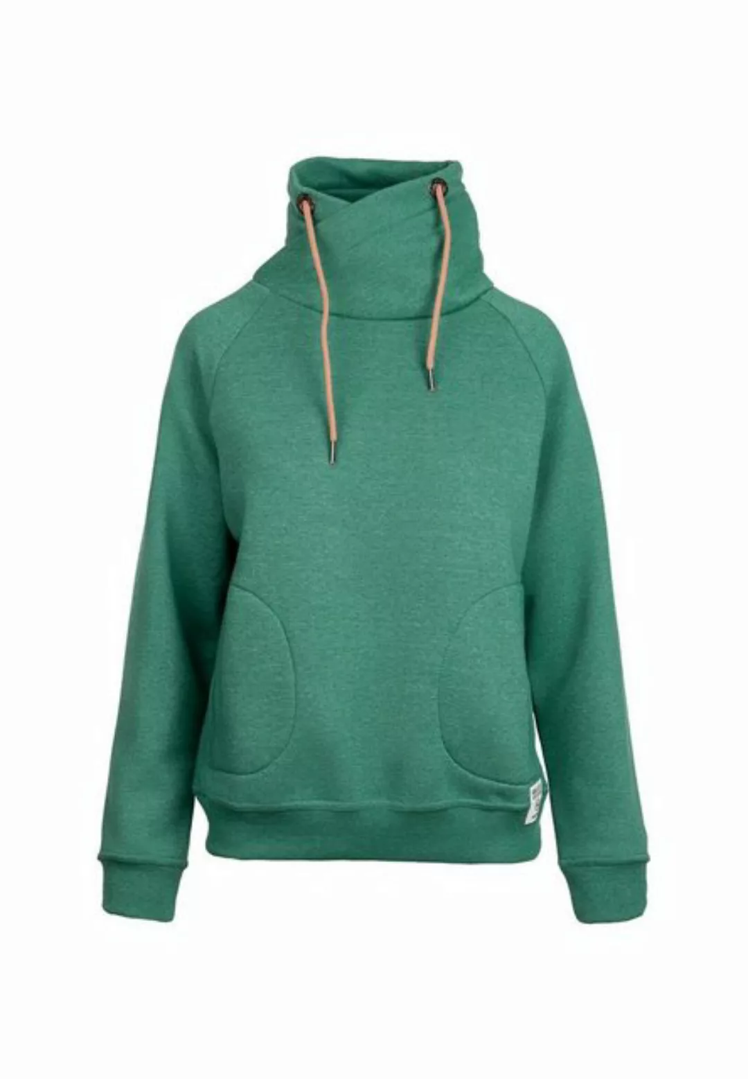 salzhaut Rollkragenpullover Damen Pullover Isveig mit Stehkragen mit Kordel günstig online kaufen