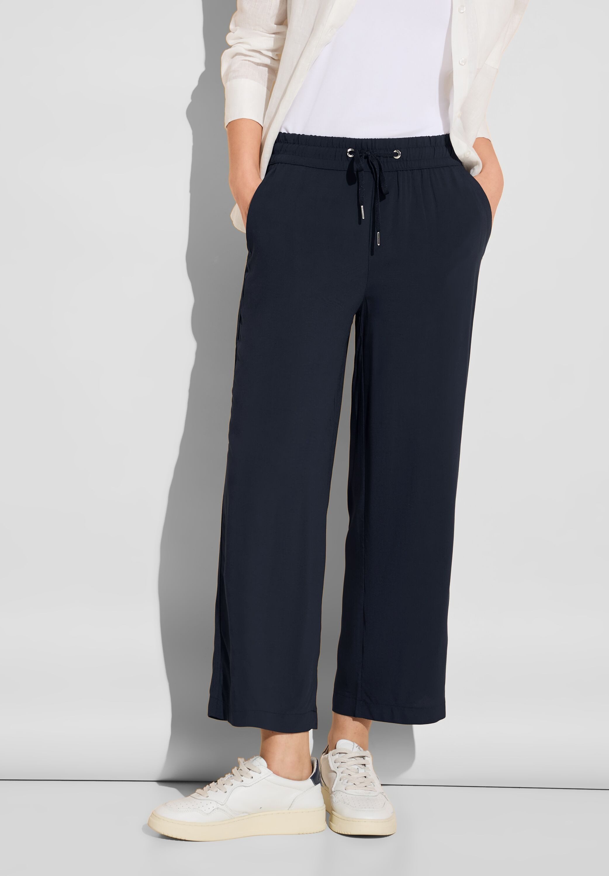 STREET ONE Culotte, Elastikbund mit Tunnelzug günstig online kaufen
