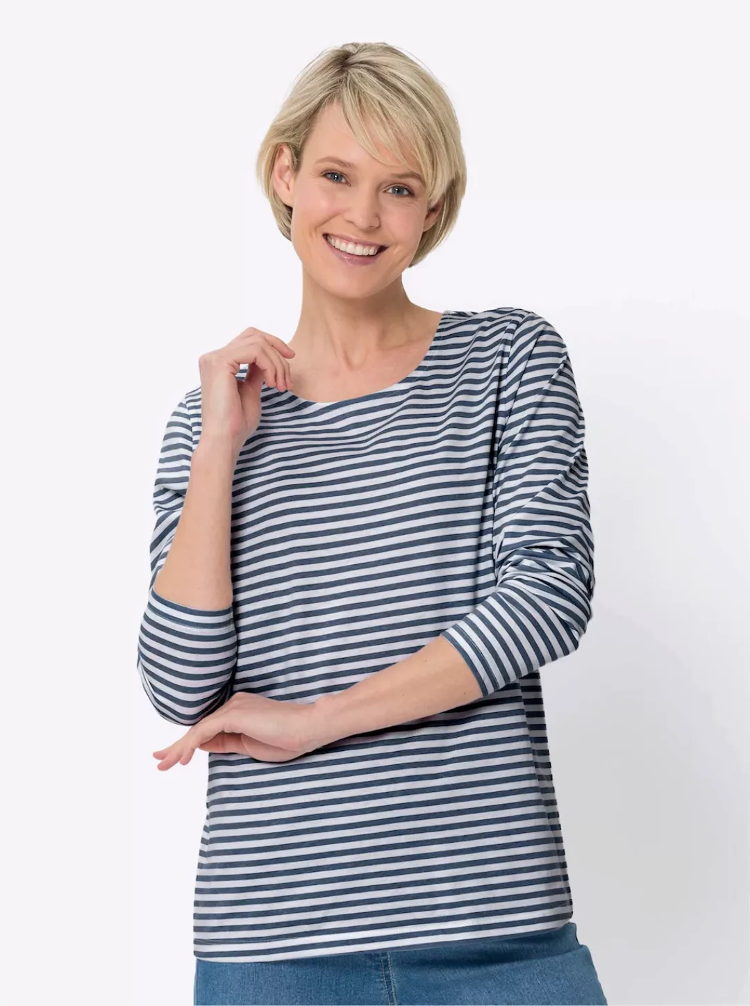 Classic Basics Langarmshirt "Ringelshirt", (1 tlg.) günstig online kaufen