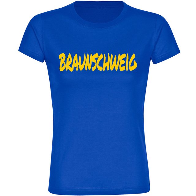 multifanshop T-Shirt Damen Braunschweig - Textmarker - Frauen günstig online kaufen