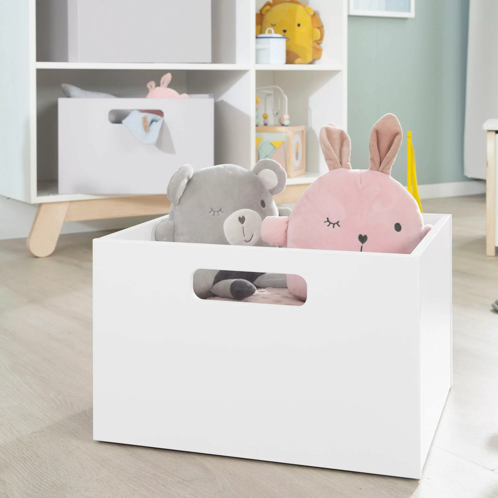 roba® Aufbewahrungsbox »weiß«, aus Holz; Organizer für Spielzeug günstig online kaufen