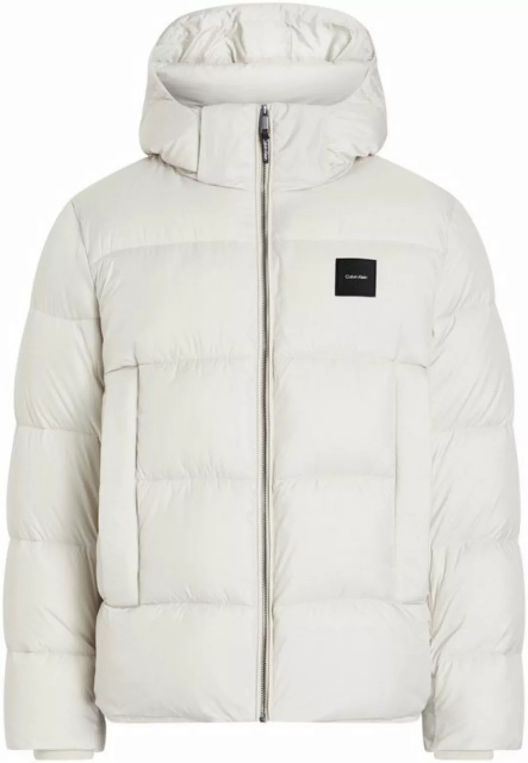 Calvin Klein Outdoorjacke HOODED QUILT PUFFER MW mit Logopatch günstig online kaufen